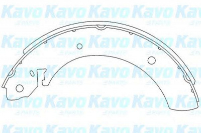 KAVO PARTS kbs7405 -  Комплект тормозных колодок
